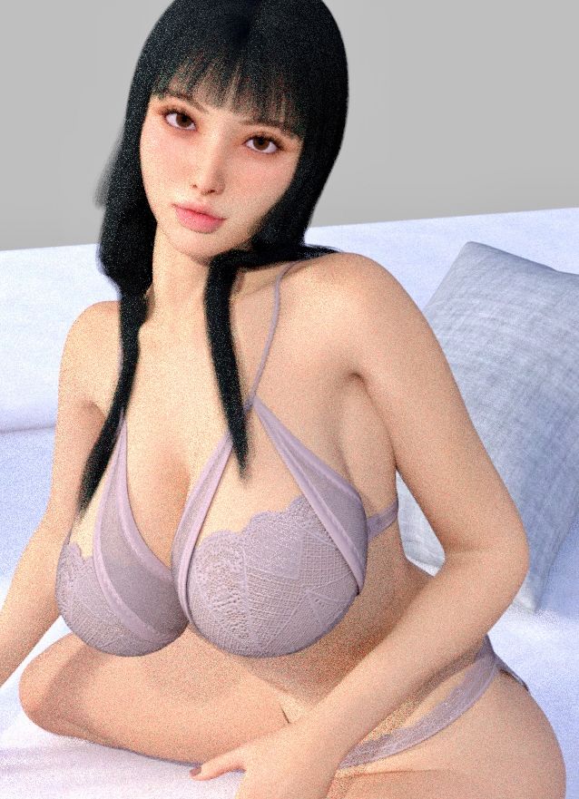 【リアル3D】巨乳美女のふしだらな姿_4