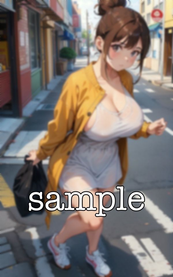 爆乳ミニスカママ特集〜おっぱいボインでえちえち体型〜ストーカーしてみる童貞の僕_9