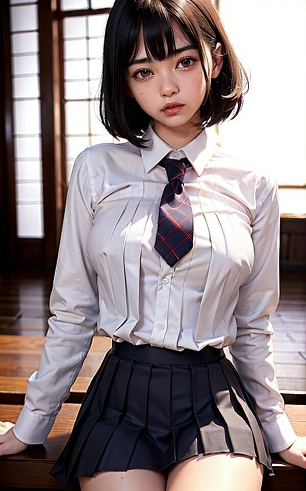 AI制服美女写真集_4