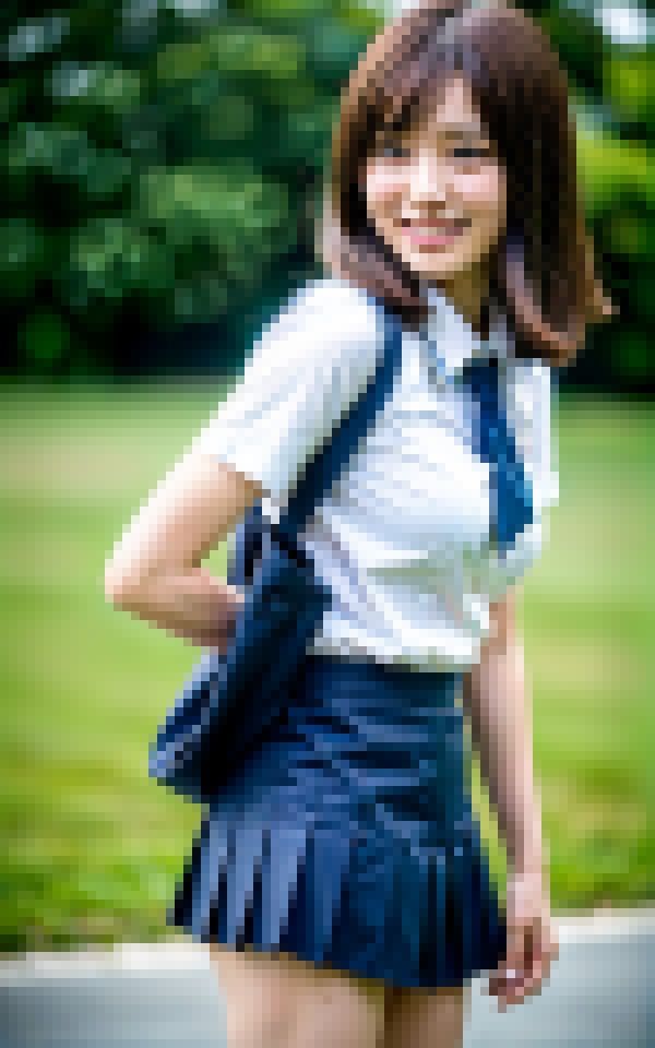 公園にいる変態は女◯◯生_4