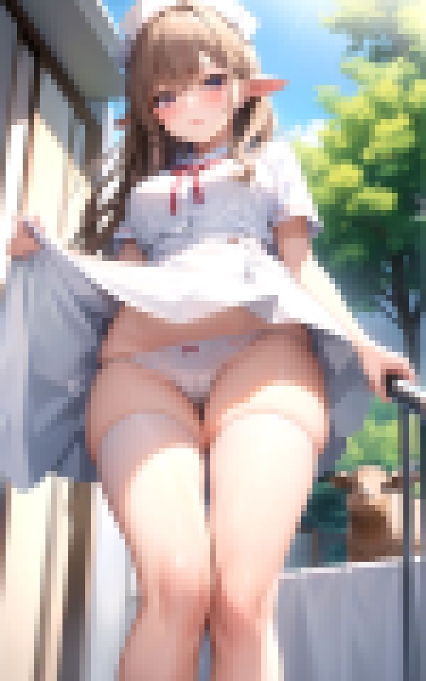 パンチラナースの足が好き_4