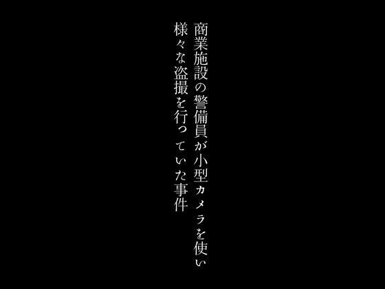 商業施設の警備員が小型カメラを使い様々な盗撮を行っていた事件_0